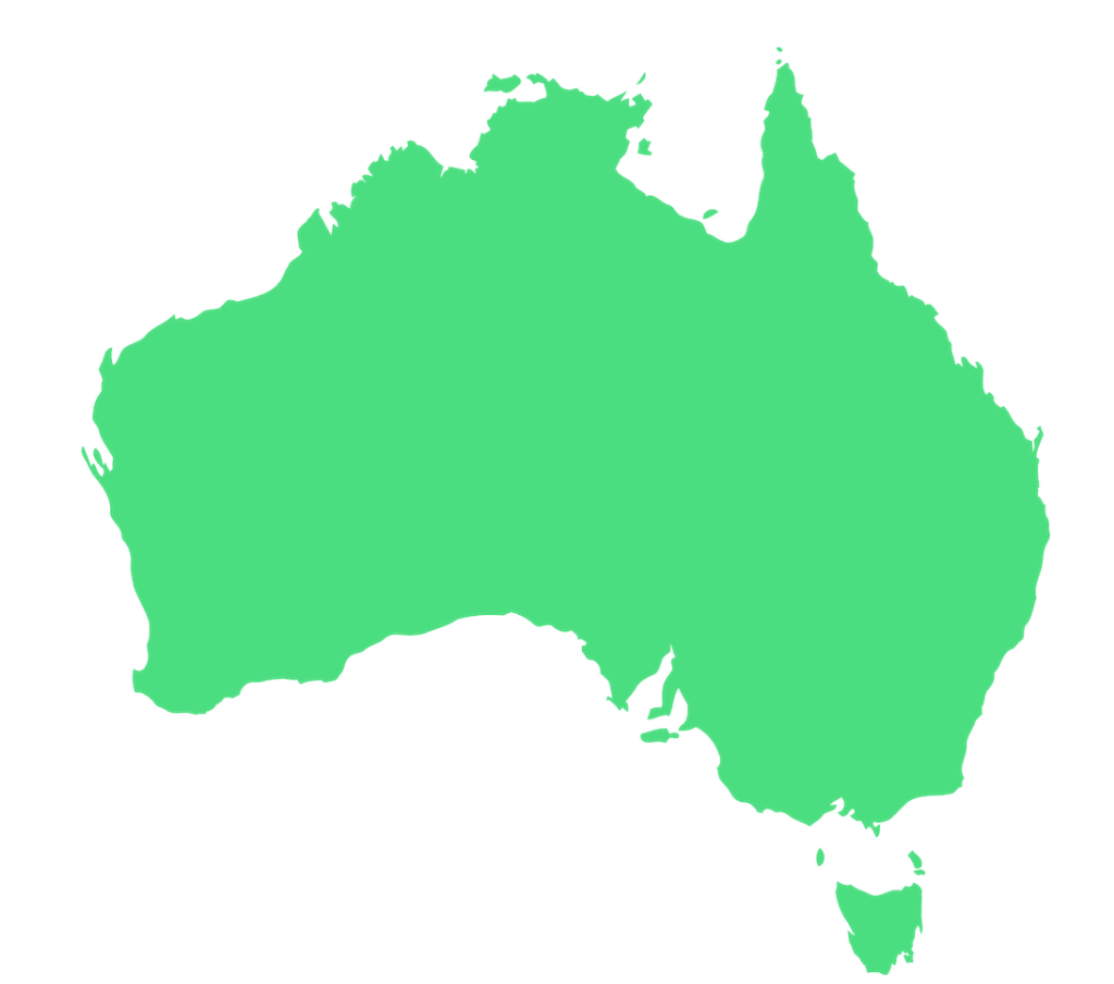 Map of Australia showing Pharmacy POS Direct technician coverage in every capital city