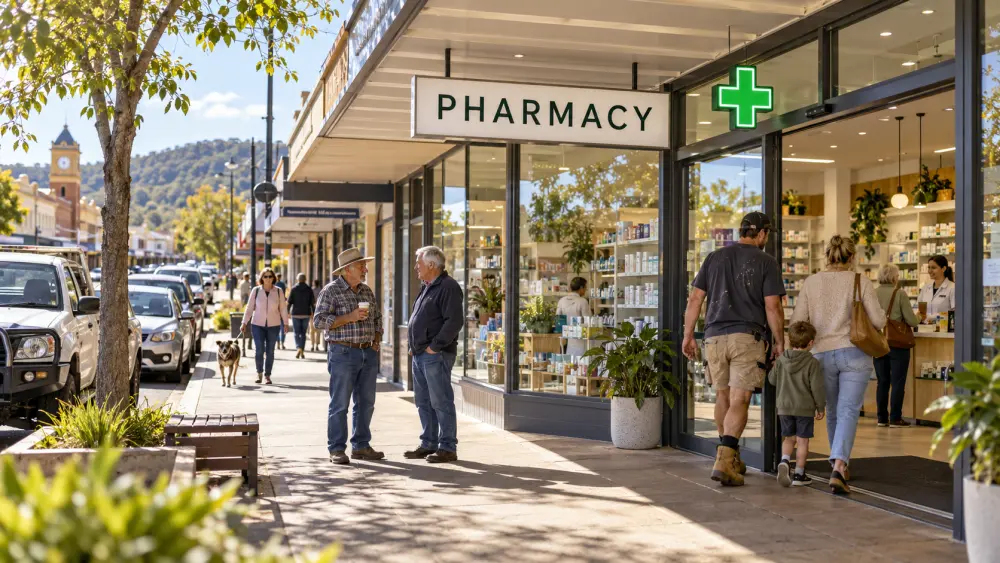 An independent single-site pharmacy storefront
